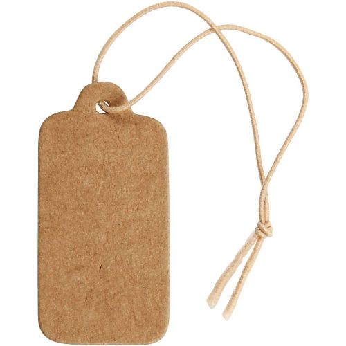 Etiketter Pappers tags Pappersetiketter Små Mini Bruna 1,5x3 cm nr 01271 Storpack 100 st