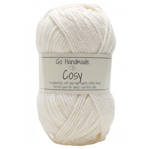 Cosy White 50 g nr 17461 Go Handmade