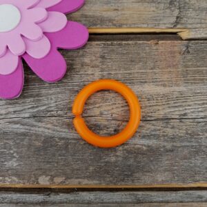 Barnvagnsringar till virka barnvagnsmobil Orange från Addbaby 1 st från Virknålar och Tillbehör